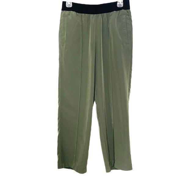 DKNY Pull On Elastic Waist Pants Olive Size Small - Picture 3 of 13
